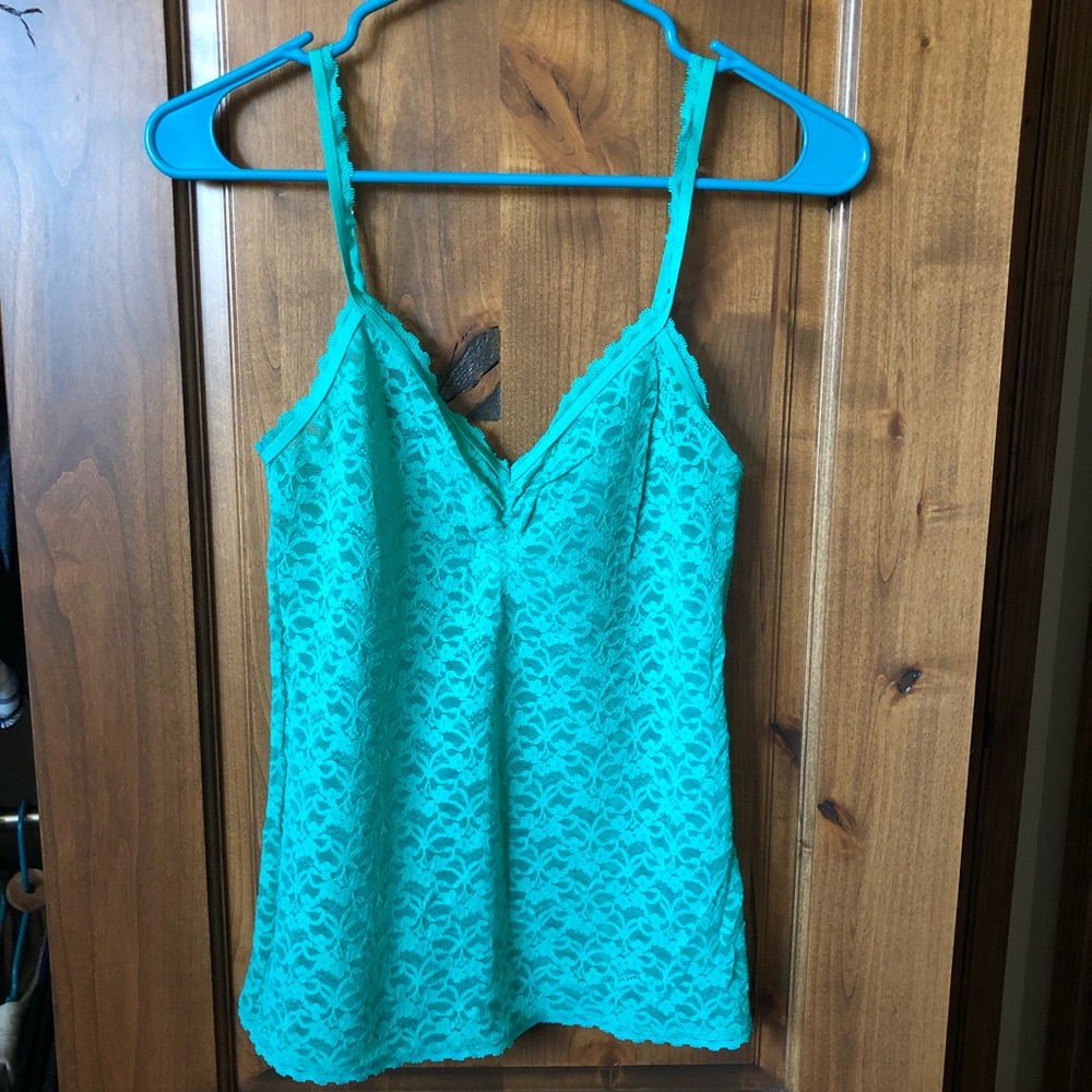 Aerie • Transparent Lace Tank